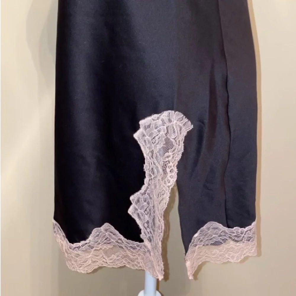 Ann Summers Lace Trim Slip Dress Nightie Chemise Sleep Dress XS